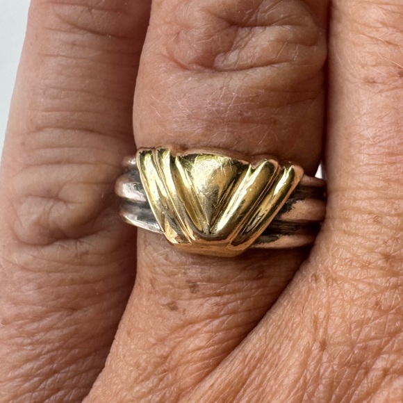 Jewelry - 14k Gold and Sterling Silver Ring